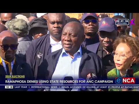 Ramaphosa denies using state resources for ANC campaign