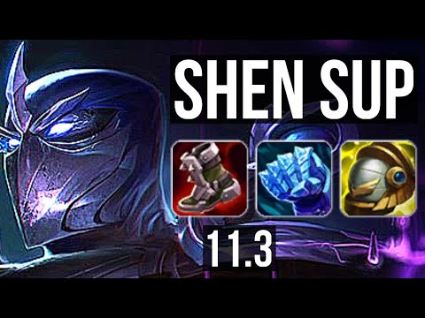 SHEN & Jinx vs BLITZCRANK & Samira (SUPPORT) | 2/0/8, 1000+ games, 800K mastery | KR Diamond | v11.3