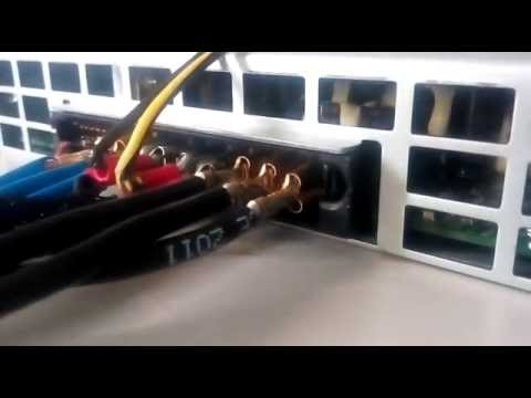 Converted server power supply for Bitcoin miners.