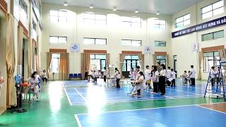 Trường THCS Đồng Giao phối hợp với Trạm Y tế phường tổ chức khám sức khỏe định kỳ cho 1.366 học sinh toàn trường.
