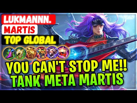 You Can't Stop Me!! Tank Meta Martis [ Top Global Martis ] Lukmannn. - Mobile Legends Emblem Build
