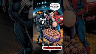 Venom &amp; Mystique Pregnant ✅#spiderman #marvel #cartoon #avengers