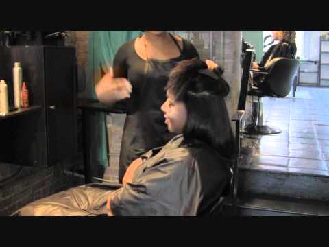 Natural Blow out ...with Silk Press best Salon in...