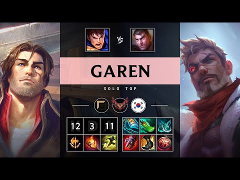 Garen Top vs Jayce - KR Grandmaster Patch 25.21
