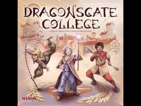 Boardgame Mechanics Dragonsgate College Unboxing