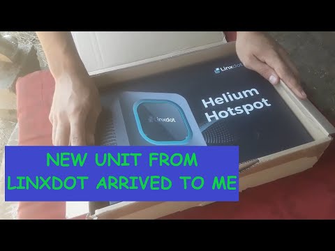 LinxDot new unit has arrived. Unboxing 9dbi helium antenna, asserted location HELIUM NETWORK PROJECT