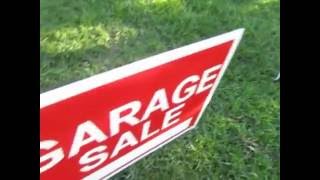 WDS Premium Garage Sale Signs #garagesale