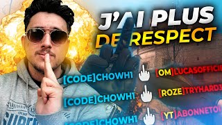 J'AI PLUS AUCUN RESPECT POUR MES ADVERSAIRES 🖕