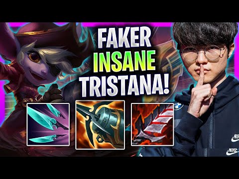 FAKER INSANE GAME WITH TRISTANA! - T1 Faker Plays Tristana Mid vs Taliyah! | Season 2024