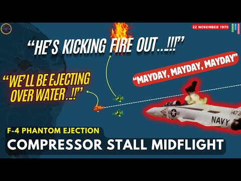 (INTENSE) F-4 Pilots Eject Over Freezing North Sea – Dramatic Rescue Follows #atc