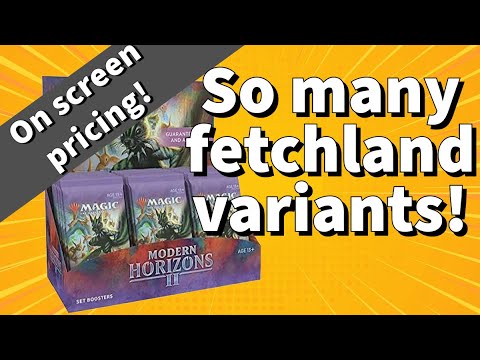 Fetchland hat trick! | Modern Horizons 2 set booster box
