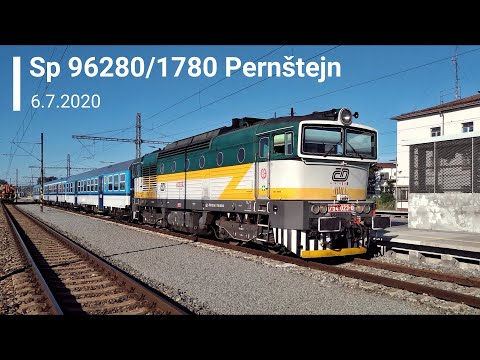 OČIMA STROJVŮDCE: Sp 96280/1780 Pernštejn (Brno-Dolní nádraží - Žďár nad Sázavou)