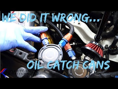 How to properly install catch cans, PCV explanation and more!