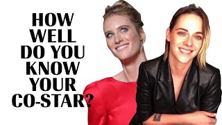Kristen Stewart & Mackenzie Davis Play 'How Well Do You Know Your Co-Star?' | Marie Claire video