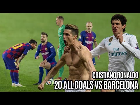 CRISTIANO RONALDO 20 All Goals vs Barcelona