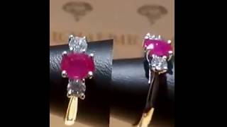 18ct White Gold 1.24ct Oval and Diamond Ring