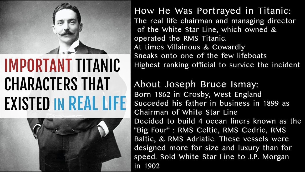 Important Titanic Characters That Existed in Real Life