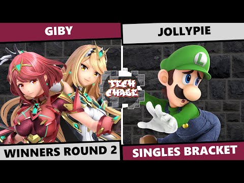 Tech Chase 12: Winners Round 2 - GiBy (Pyra/Mythra) Vs JollyPie (Luigi) SSBU Singles