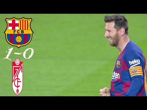 FC Barcelona vs Granada CF 1-0 |LaLiga |Full Game Highlights