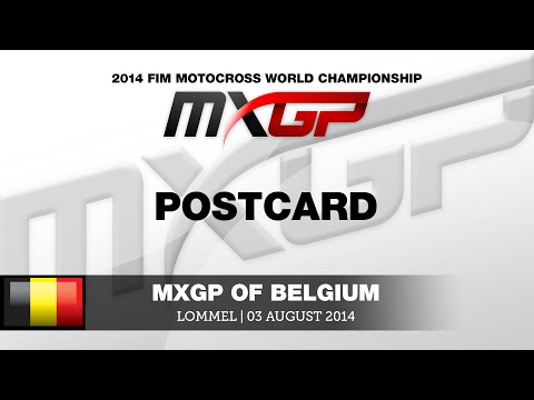 MXGP of Belgium 2014 Postcard - Motocross