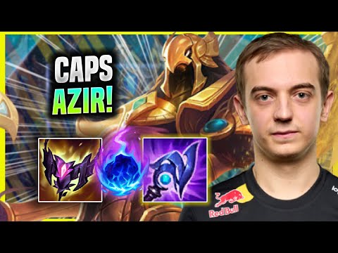 CAPS BRINGS BACK AZIR!  - G2 Caps Plays Azir Mid vs Veigar! | Season 2022