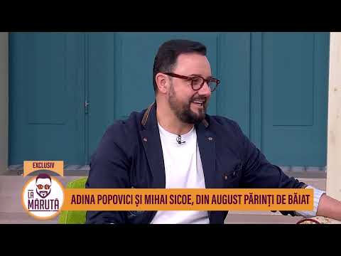 Adina Popovici și Mihai Sicoe află sexul copilului în direct