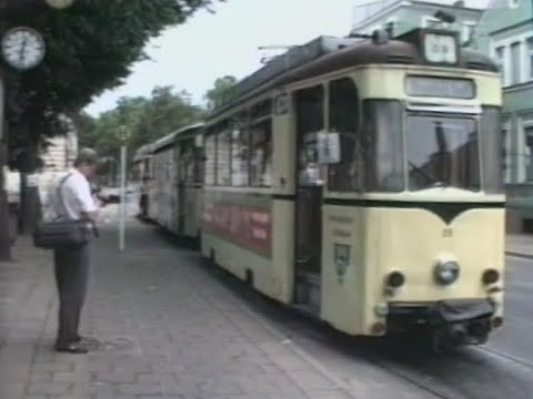 Strausberger Eisenbahn (Straßenbahn) feiert 100 Jahre - 1993-08-22
