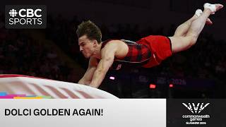 Félix Dolci wins vault for 3rd gold medal at Glasgow 2026 Commonwealth Games