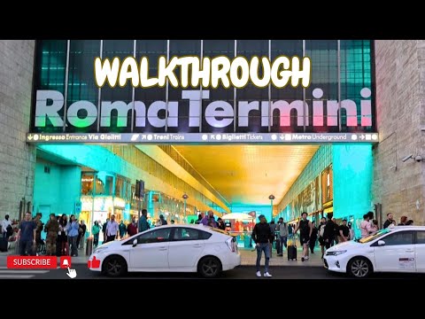 WALKTHROUGH ROMA TERMINI | ROME BIGGEST TRAIN STATION #travel #tour #italy #europe 
