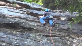 preview picture of video 'west point poison ivy wall sally 5.7+ mo leading'