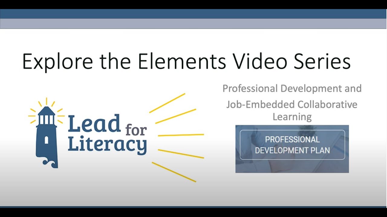 Explore the Elements: Professional Development Plan