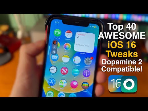 Top 40 AWESOME iOS 16 Dopamine 2 Compatible Jailbreak Tweaks