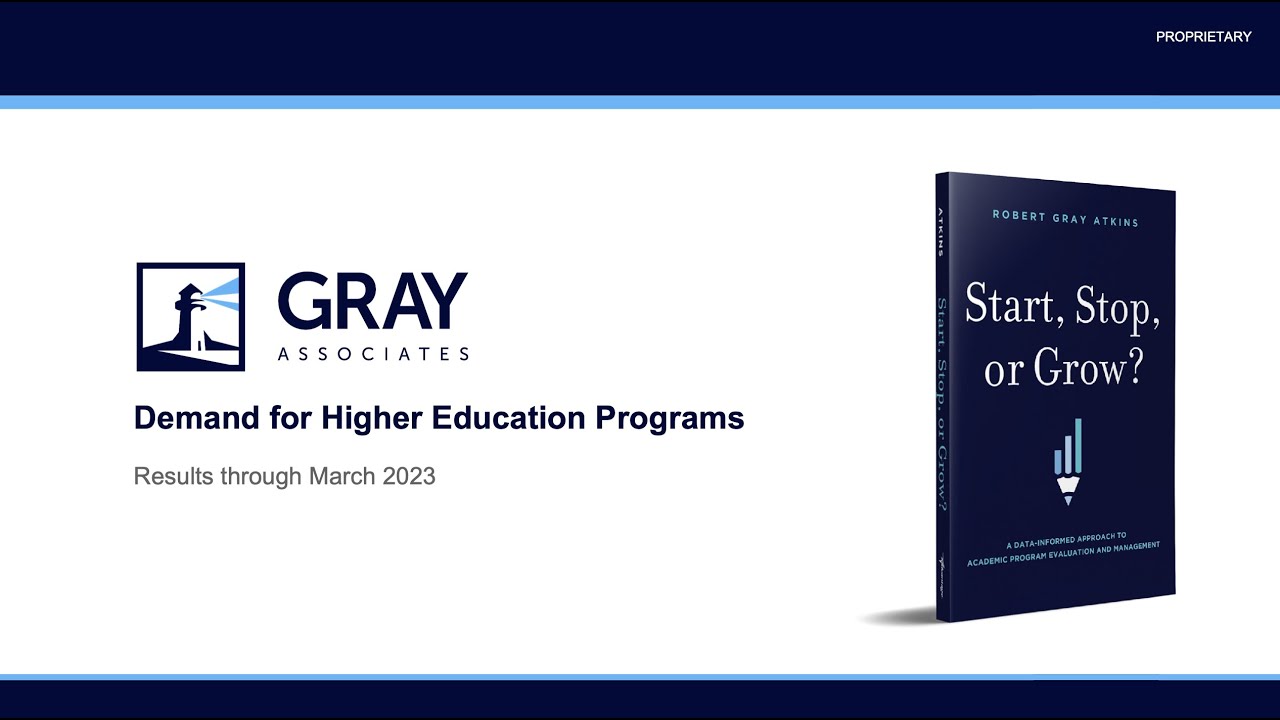 April Higher Education Demand Trends Webinar: Results Through March 2023