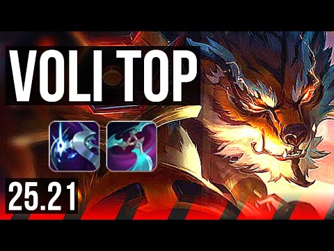VOLIBEAR vs URGOT (TOP) | 1400+ games, Rank 9 Voli, Godlike | KR Grandmaster | 25.21