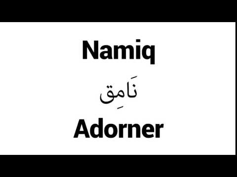 How to Pronounce Namiq! - Middle Eastern Names