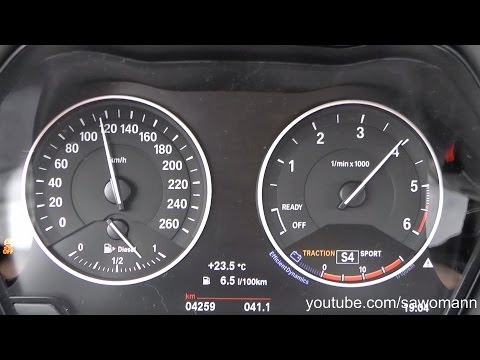 2016 BMW X1 xDrive18d 150 HP 0-100 km/h Acceleration