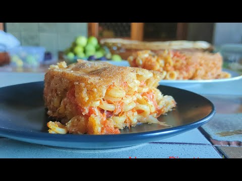 Timballo di pasta gratinato al forno con zucca speck e provola affumicata