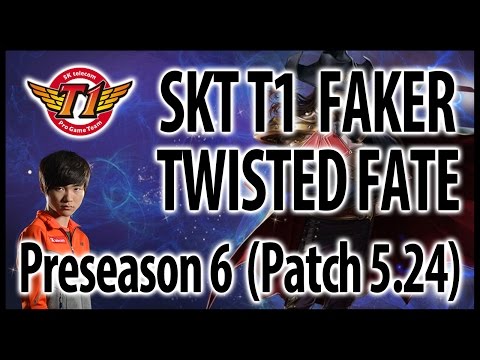 SKT T1 Faker – Twisted Fate mid vs. Zed – LoL KR Challenger Ranked, Patch 5.24 (2016.01.06)