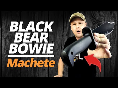Cold Steel Black Bear Bowie Machete | UNBOXING & REVIEW - Extac Australia Outdoor & Survival Gear