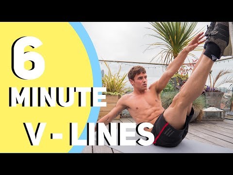 Six Minute V-Line Workout! *Obliques* I Tom Daley