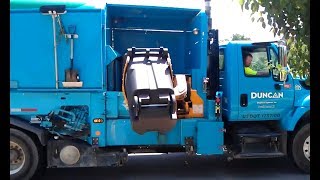 Garbage Collection videos for Children Garbage bin Trucks for kids crushing rubbish just the pick up