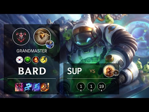 Bard Support vs Leona - KR Grandmaster Patch 10.25