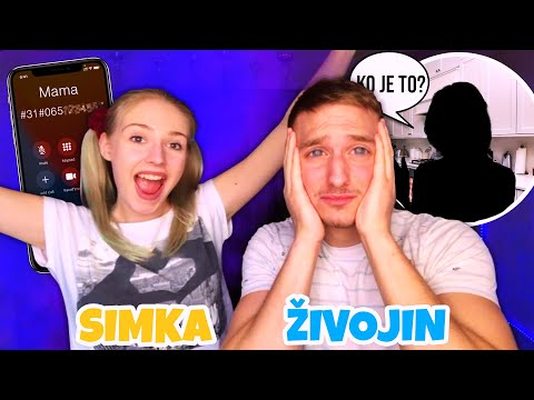 SIMKA I ZIVOJIN ZOVU MAMU I TATU SA SKRIVENOG BROJA !