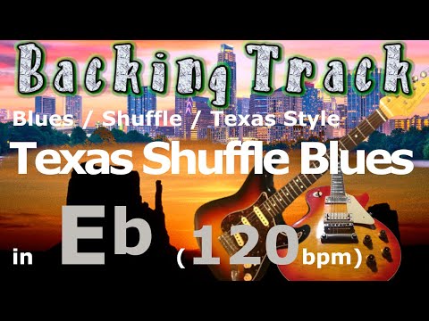 Texas Shuffle Blues in Eb (120bpm) : Backing Track