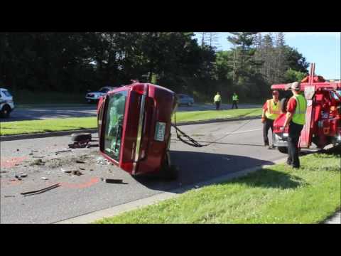 Rollover Crash St  Cloud 9th Avenue
