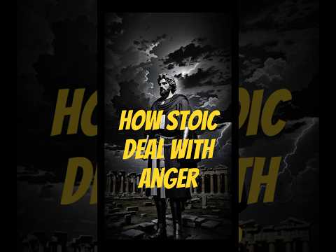 How Stoics Deal with Anger #stoicism