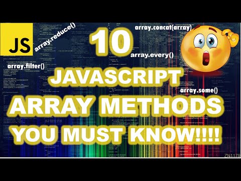 10 Must Know Array Manipulation Methods In Javascript