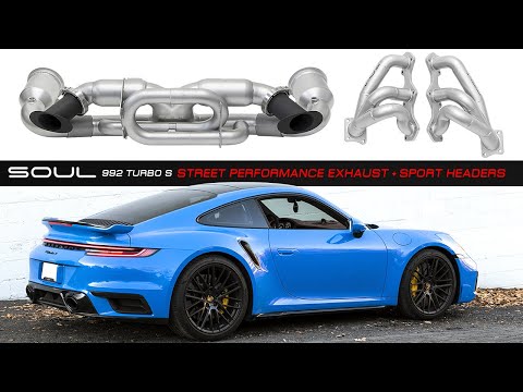Porsche 992 Turbo Performance Exhaust Systems - Soul Porsche 992 Turbo Performance Exhaust Systems - Soul