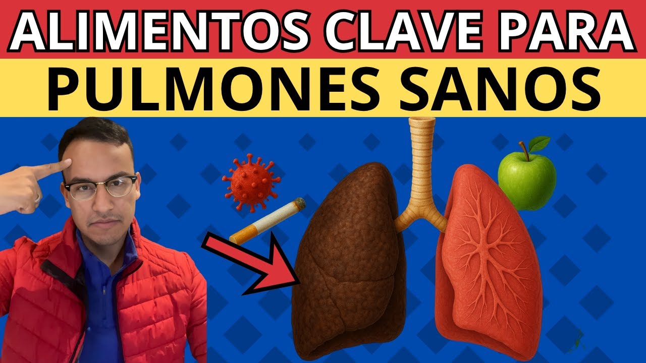 10 ALIMENTOS clave para PULMONES SANOS