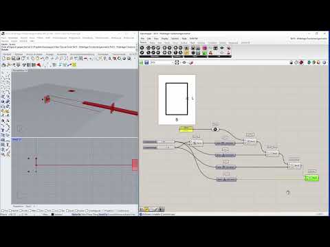 GH Tutorial Teil 9 - Widerlager Fundamentgeometrie Grasshopper: Parametrische Spannbetonbrücke
